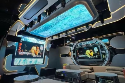 那曲市中心豪华夜场KTV招聘中端正规场客户多